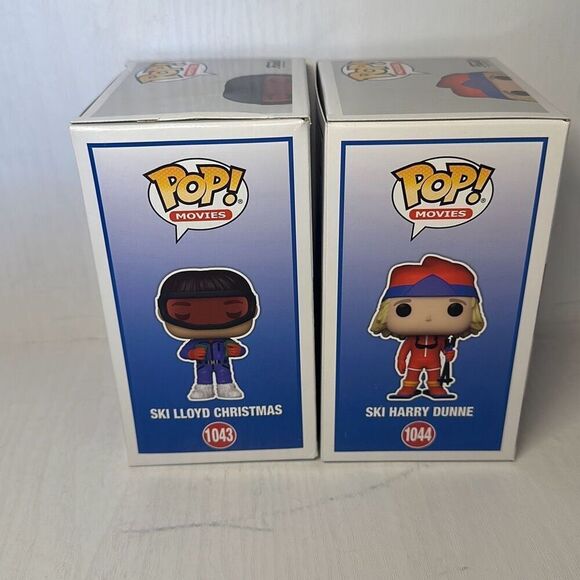 Funko POP! Movies Dumb And Dumber Ski Harry Dunne & Ski Lloyd Christmas Set - Picture 6 of 7
